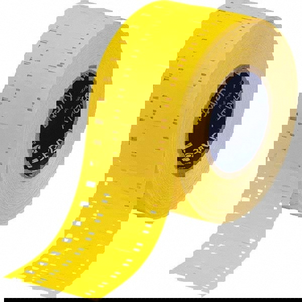 Label Maker Label: Yellow, Nomex, 250 per Roll